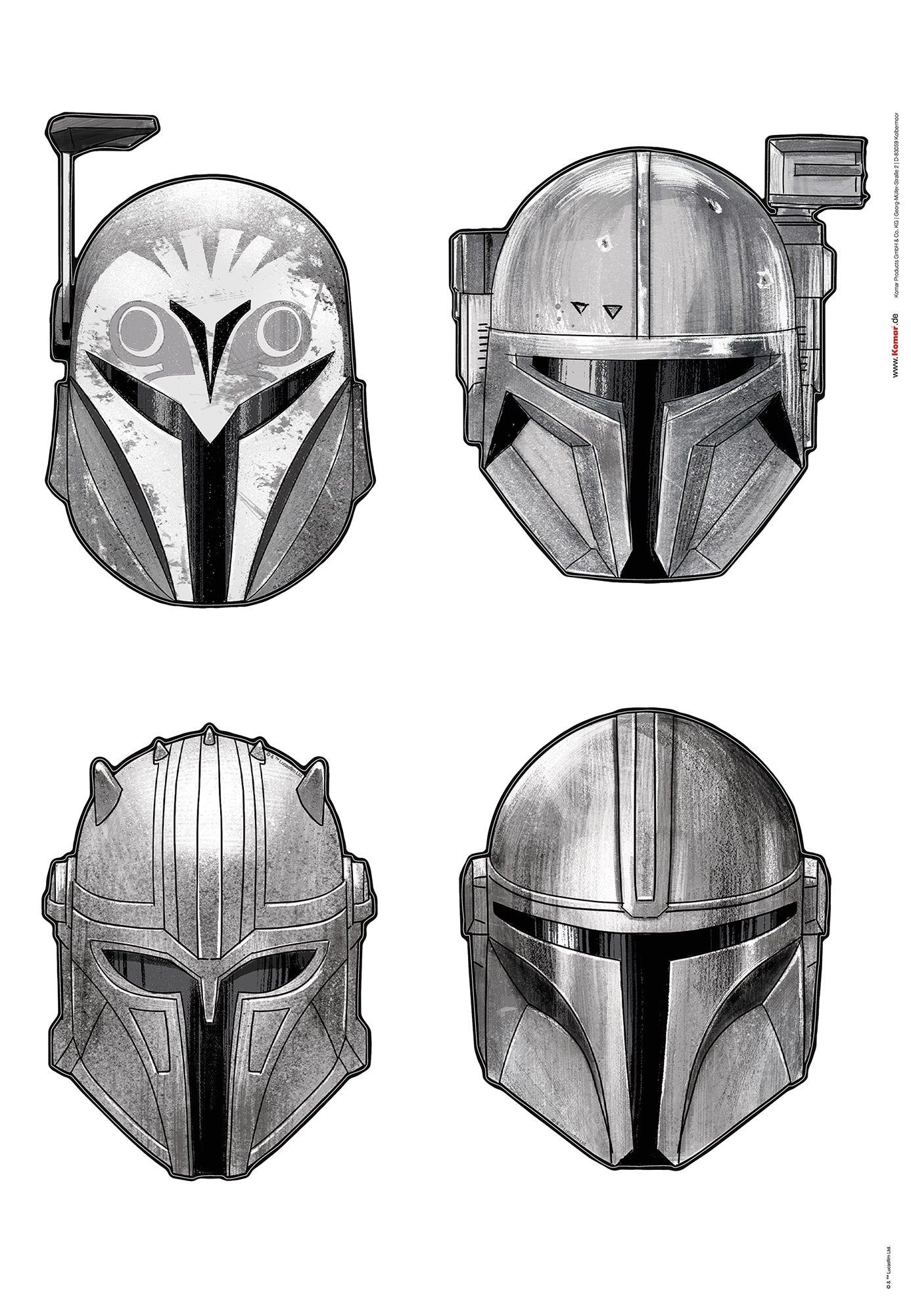 Star Wars The Mandalorian Helmets – Falmatrica