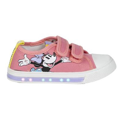 Disney Minnie Egér tépőzáras gyerek sportcipő világítós talppal