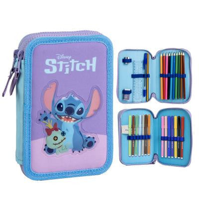 Stitch töltött emeletes tolltartó