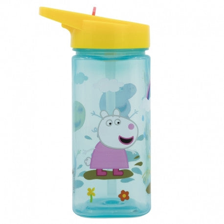 Peppa malac Prémium keményfalú szívószálas kulacs gyerekeknek - 510ML