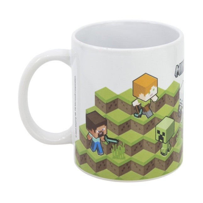 Minecraft TNT BOOM kerámia reggeliző bögre 325ML ajándék dobozban
