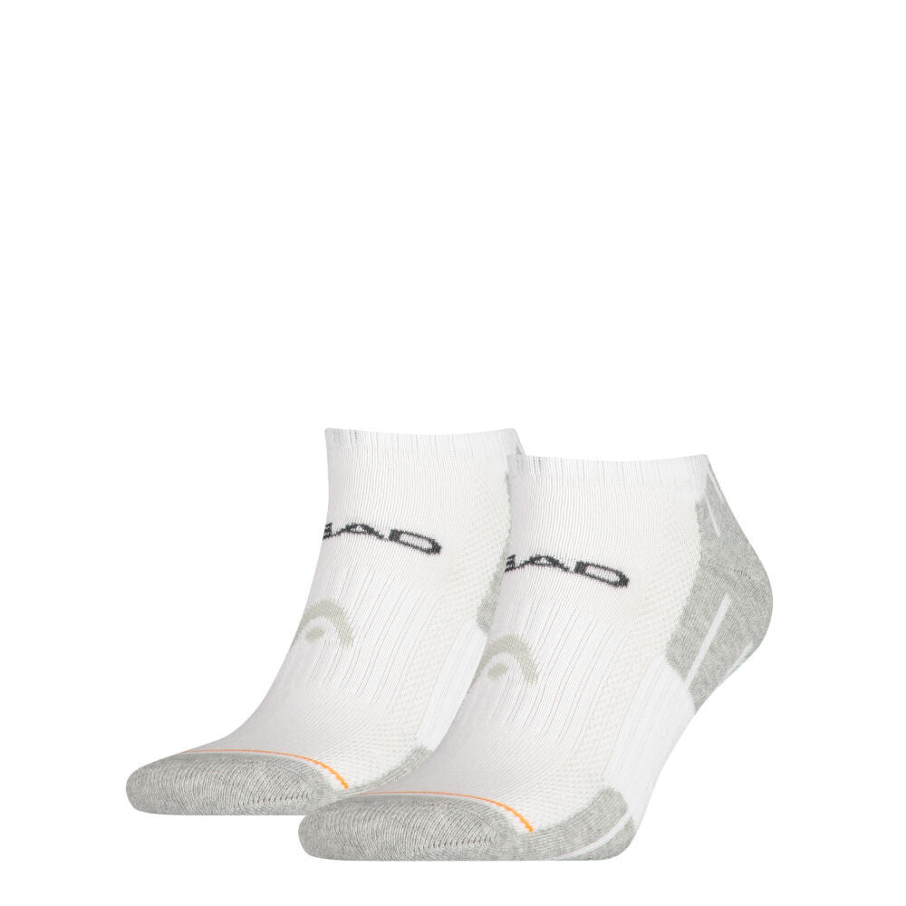Head unisex performance sneaker - légátersztő félplüss talpú titokzokni - 2 pár/csomag - fehér