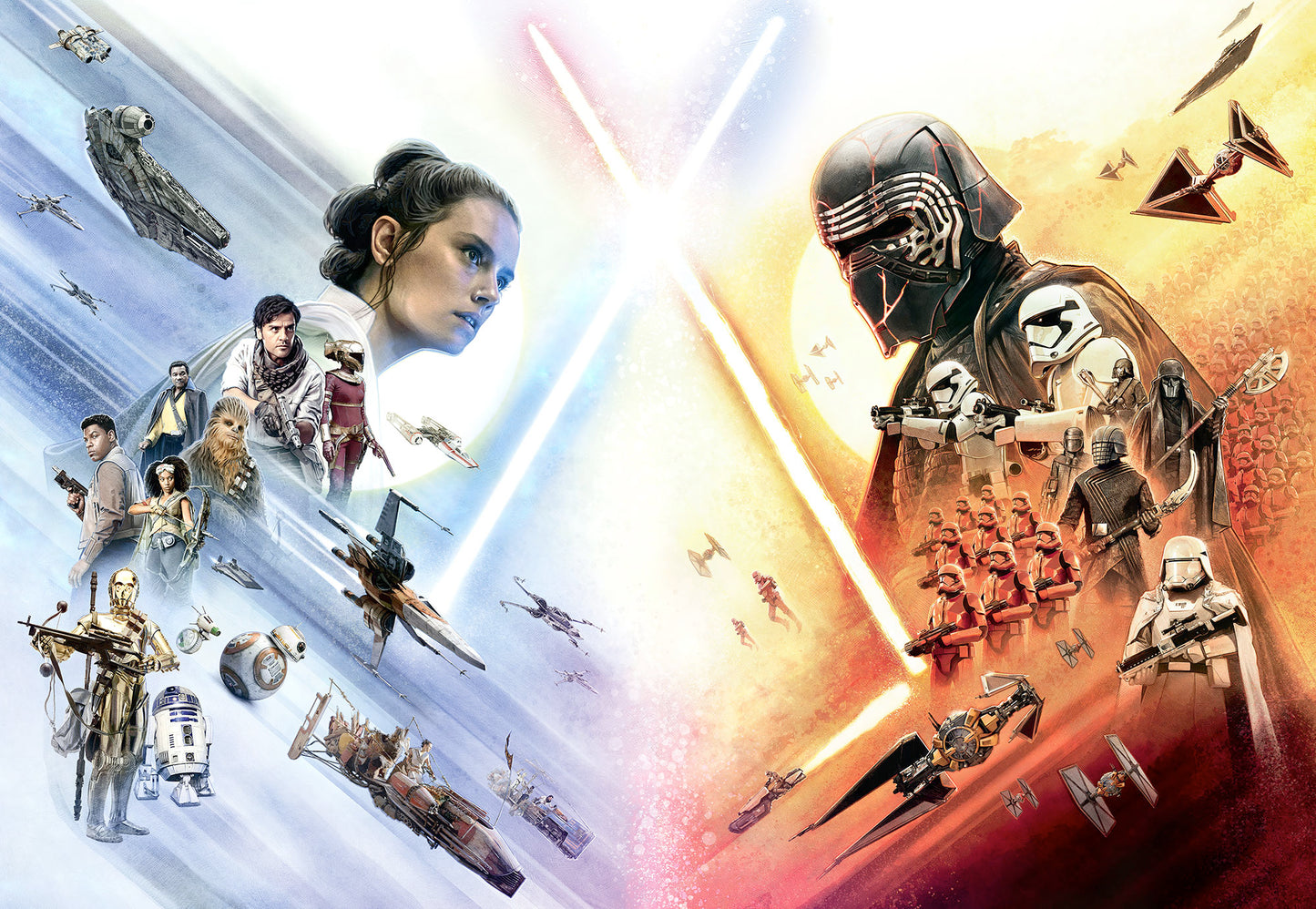 STAR WARS EP9 Movie Poster Wide – photomural