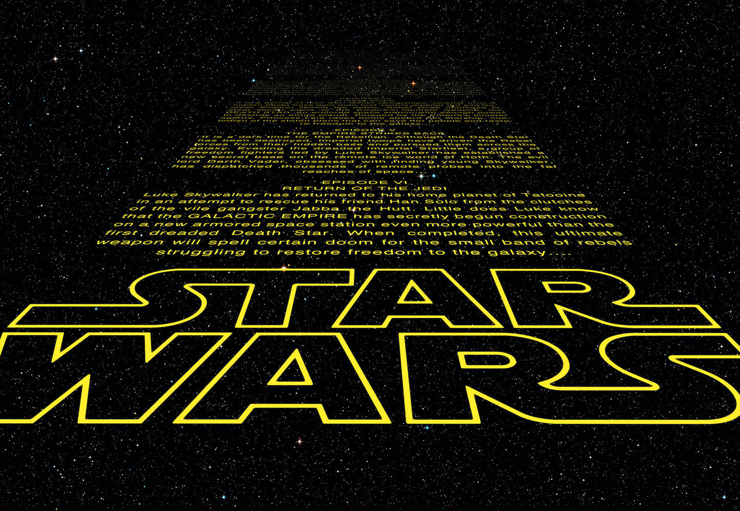 STAR WARS Intro – photomural