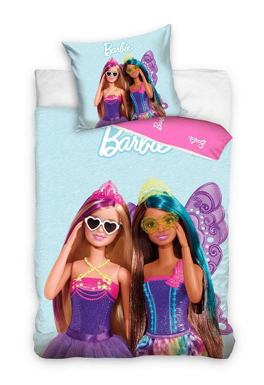 Barbie Wings ágyneműhuzat 100% pamut 140x200 + 65x65