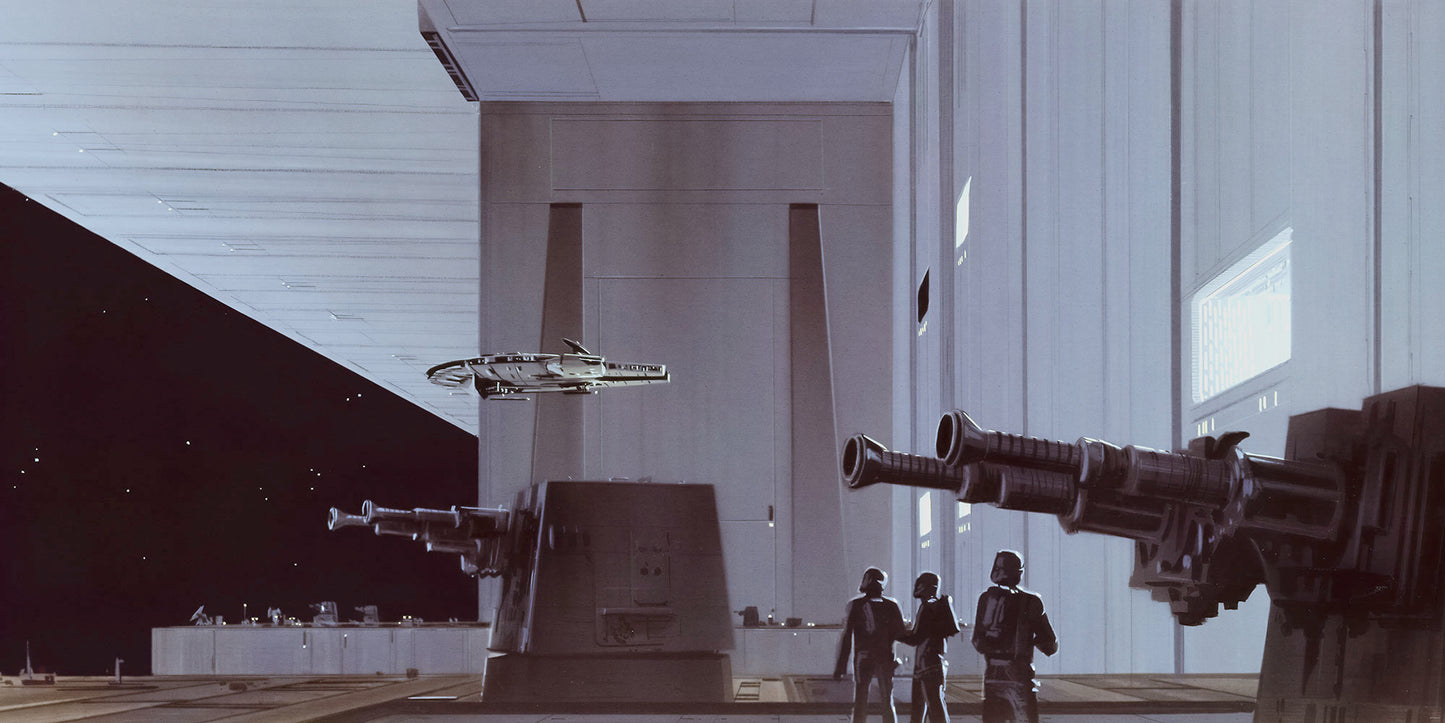 Star Wars Classic RMQ Death Star Hangar – Tapéta
