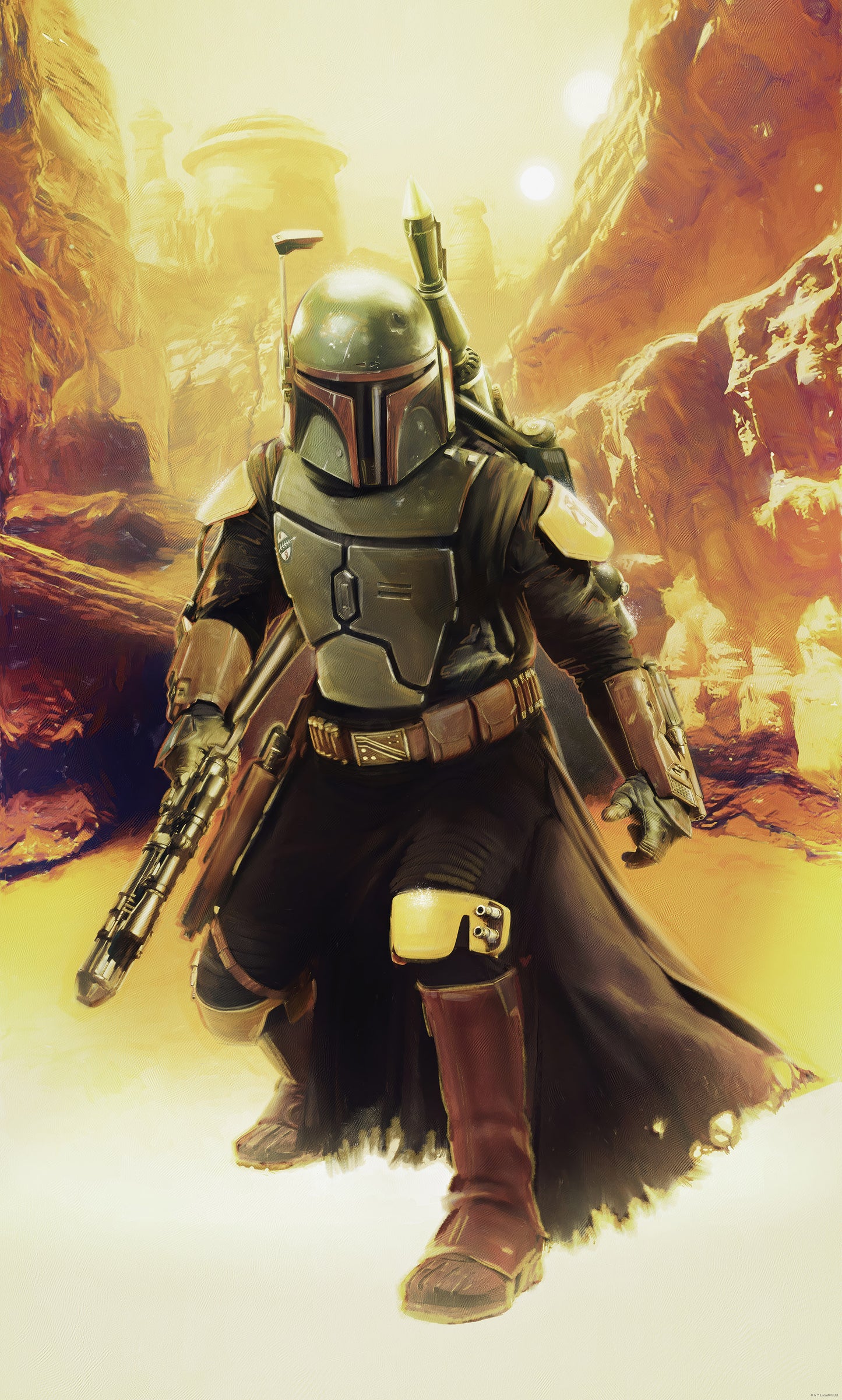 Star Wars Boba Fett Sneaking Up – Tapéta