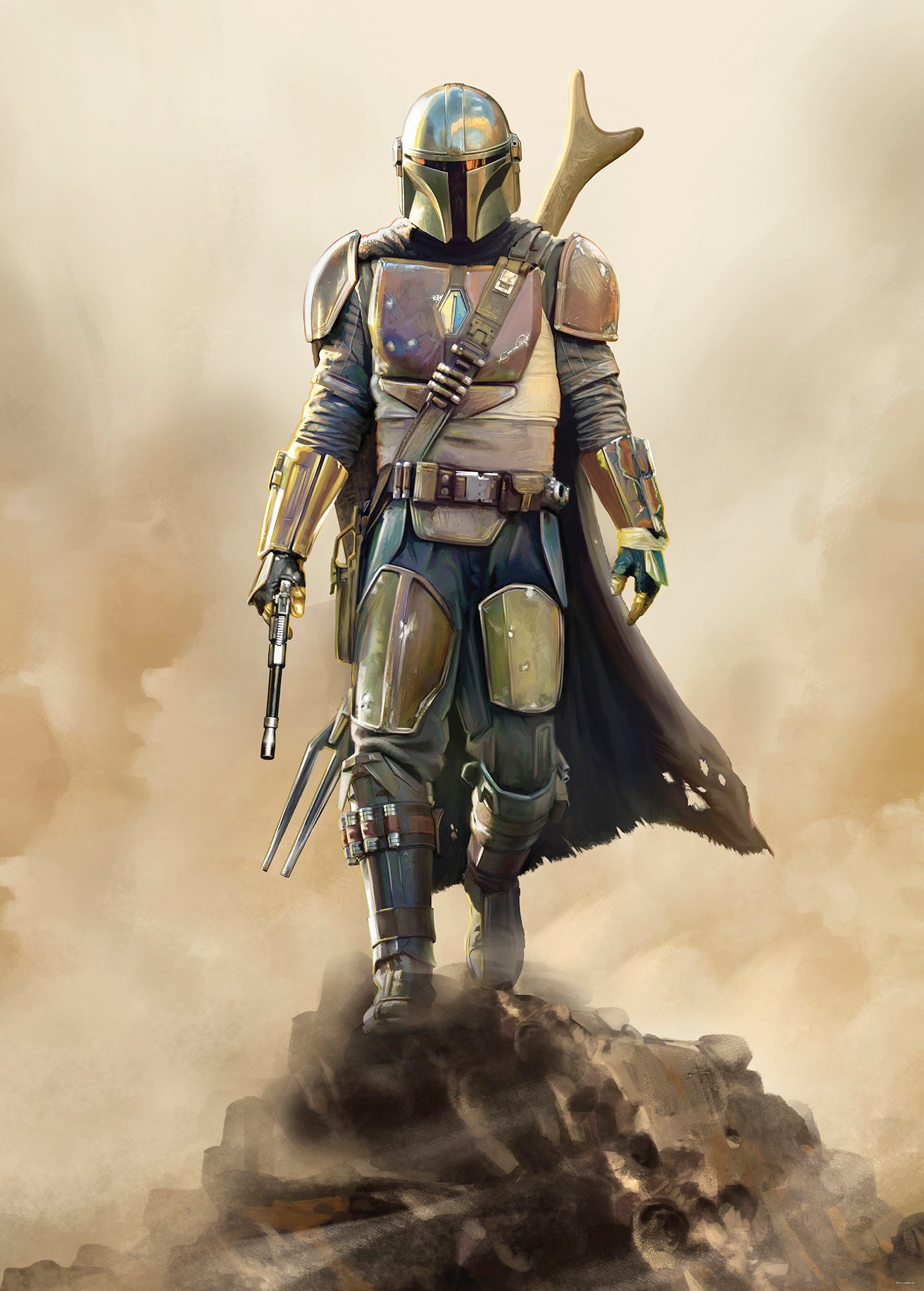 Star Wars The Mandalorian The Hunter – Tapéta