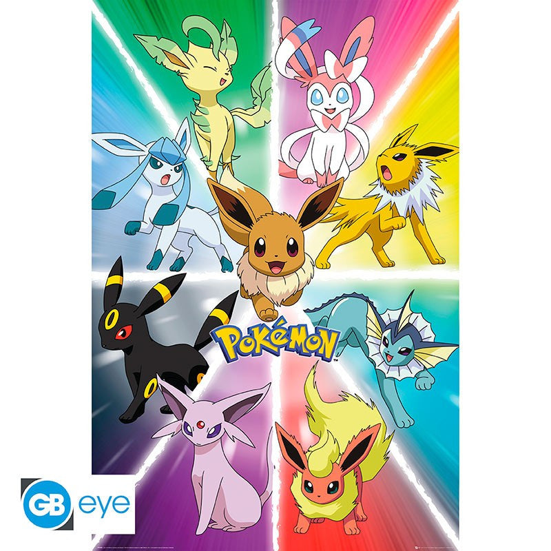 Pokemon maxi poszter 91,5x61cm Eevee Evolution
