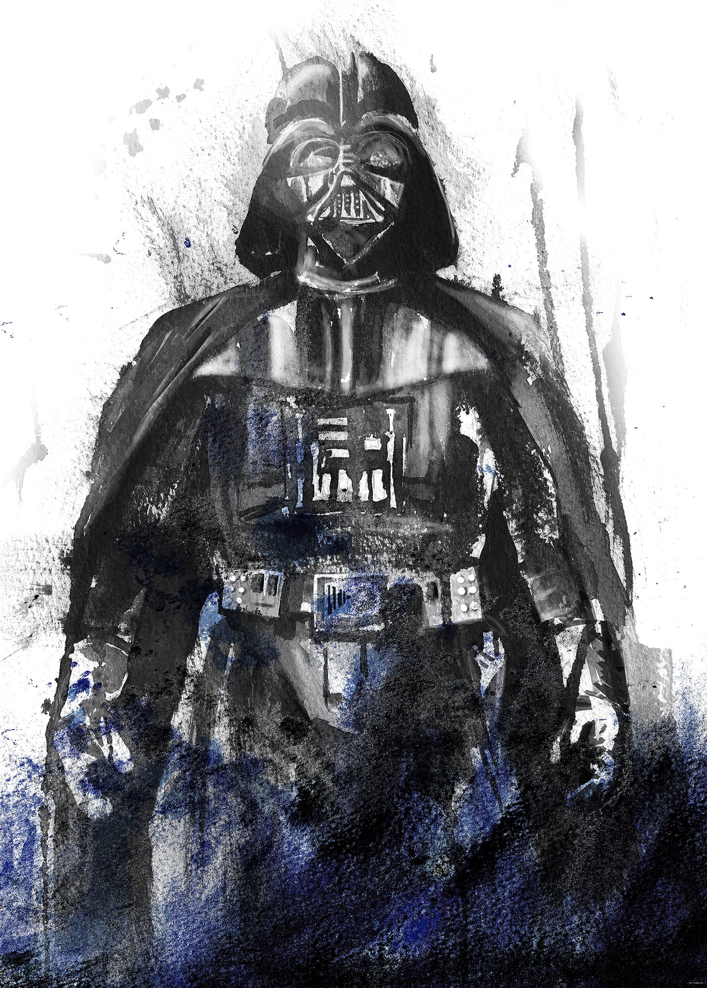 Star Wars Watercolor Vader – Tapéta