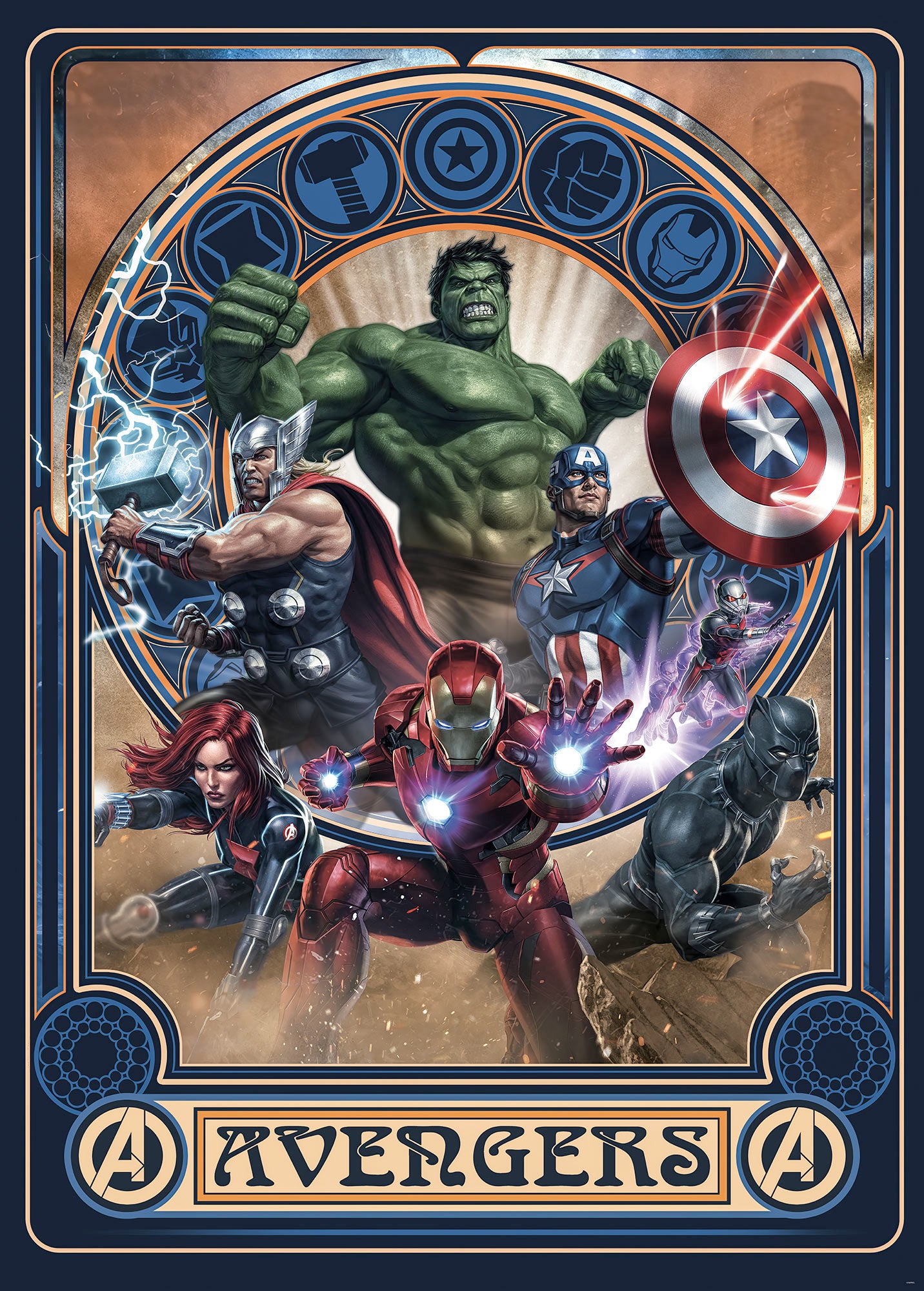 Avengers Ornament – Tapéta
