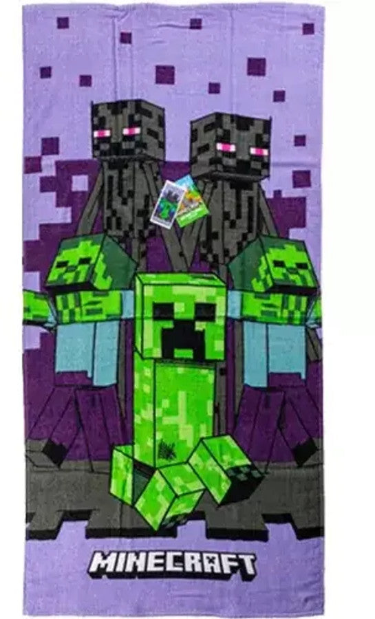 Minecraft 100% pamut strandtörölköző 70x140cm