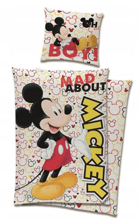 MICKEY EGÉR Ágyneműgarnitúra 100% pamut 140x200 + 65x65