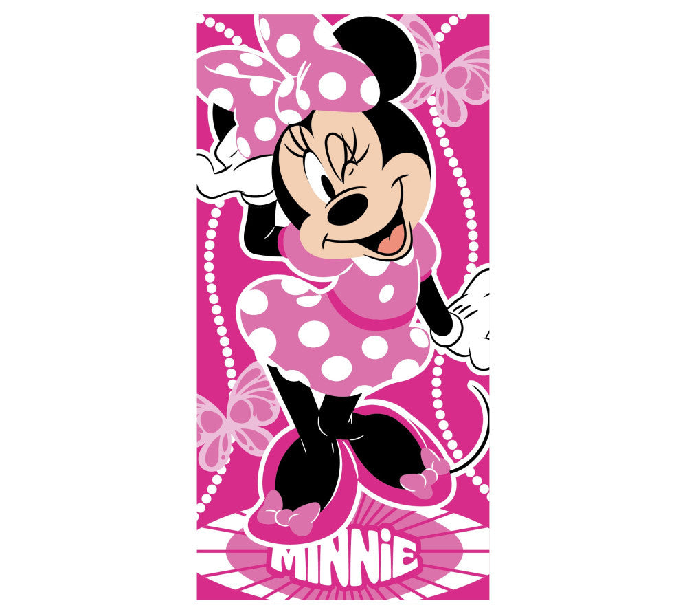 Disney Minnie egér gyorsan száradó strandtörölköző - 70x140 cm