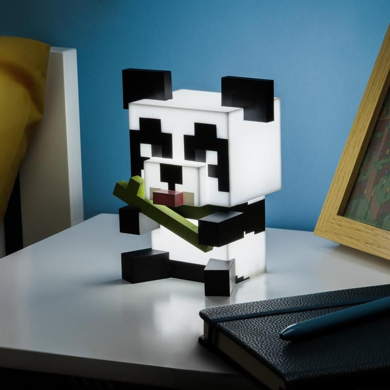 Minecraft panda világító lámpa