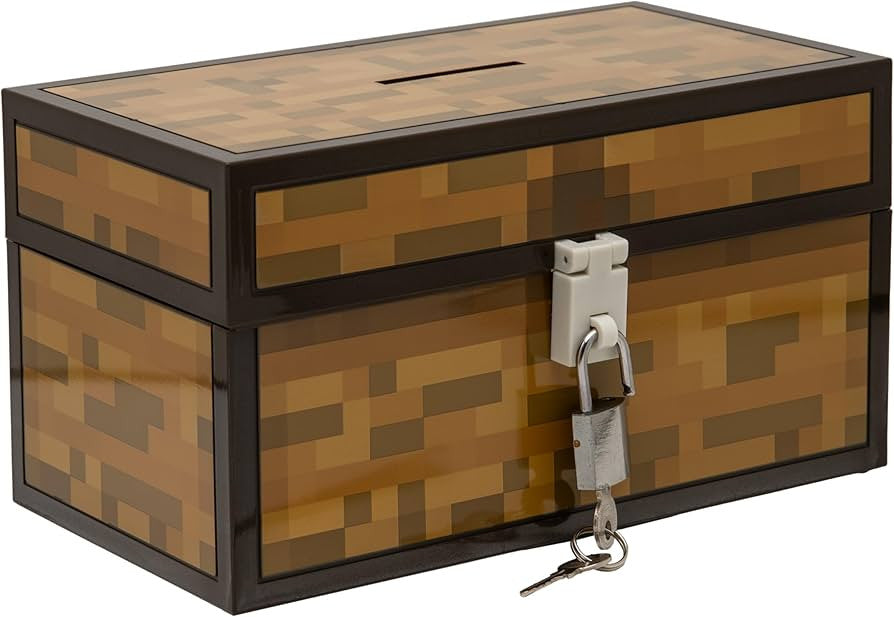 Minecraft Chest Money box ládika persely