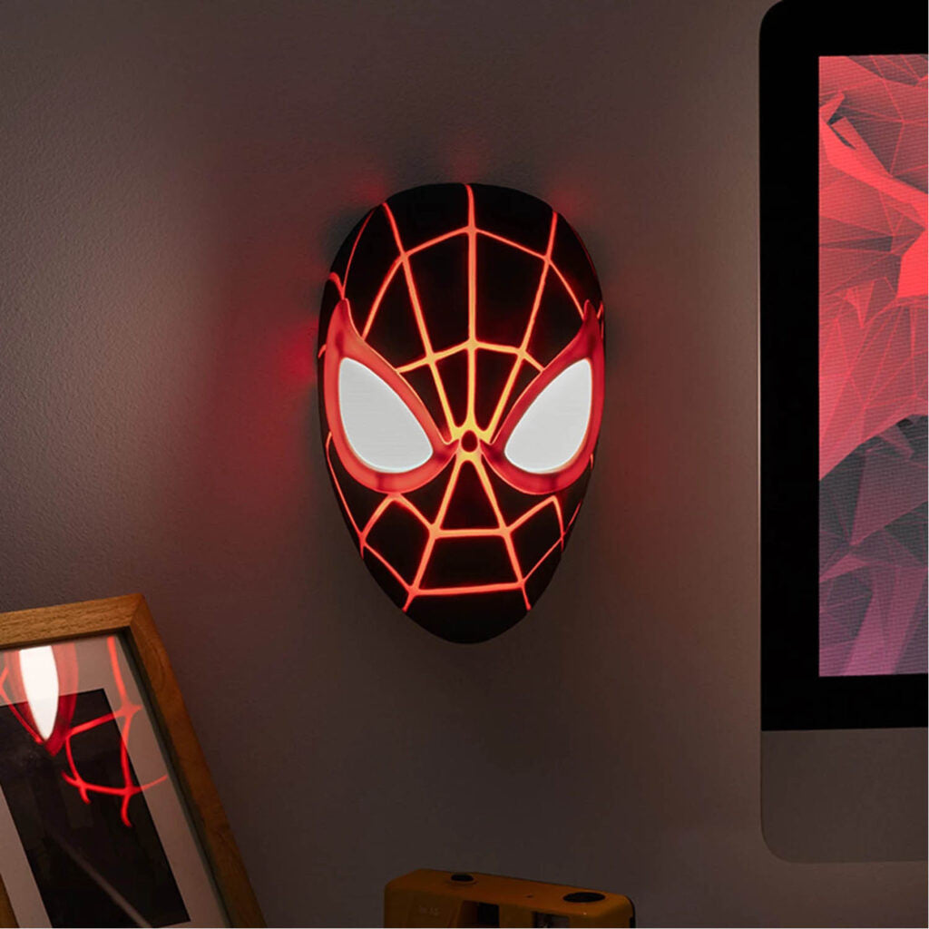 Pókember feel like venom maszk LED világító lámpa