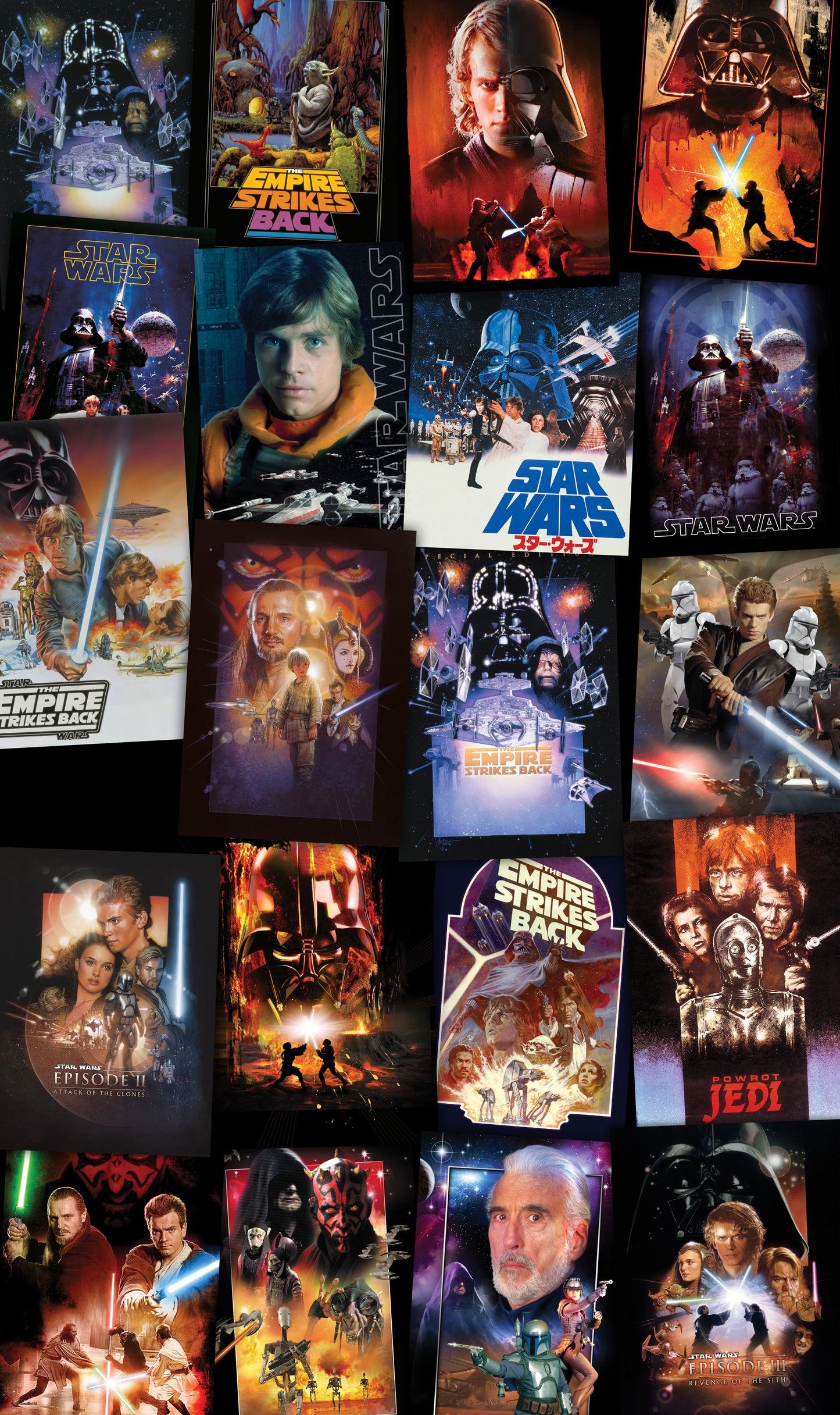 Star Wars Posters Collage – Tapéta