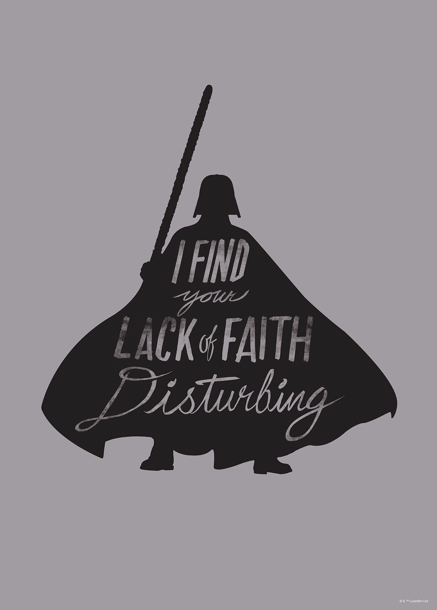 Star Wars Silhouette Quotes Vader – Poszter