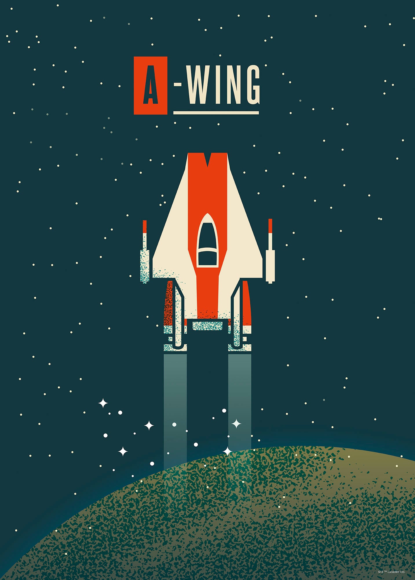 Star Wars Geeky A-Wing – Poszter