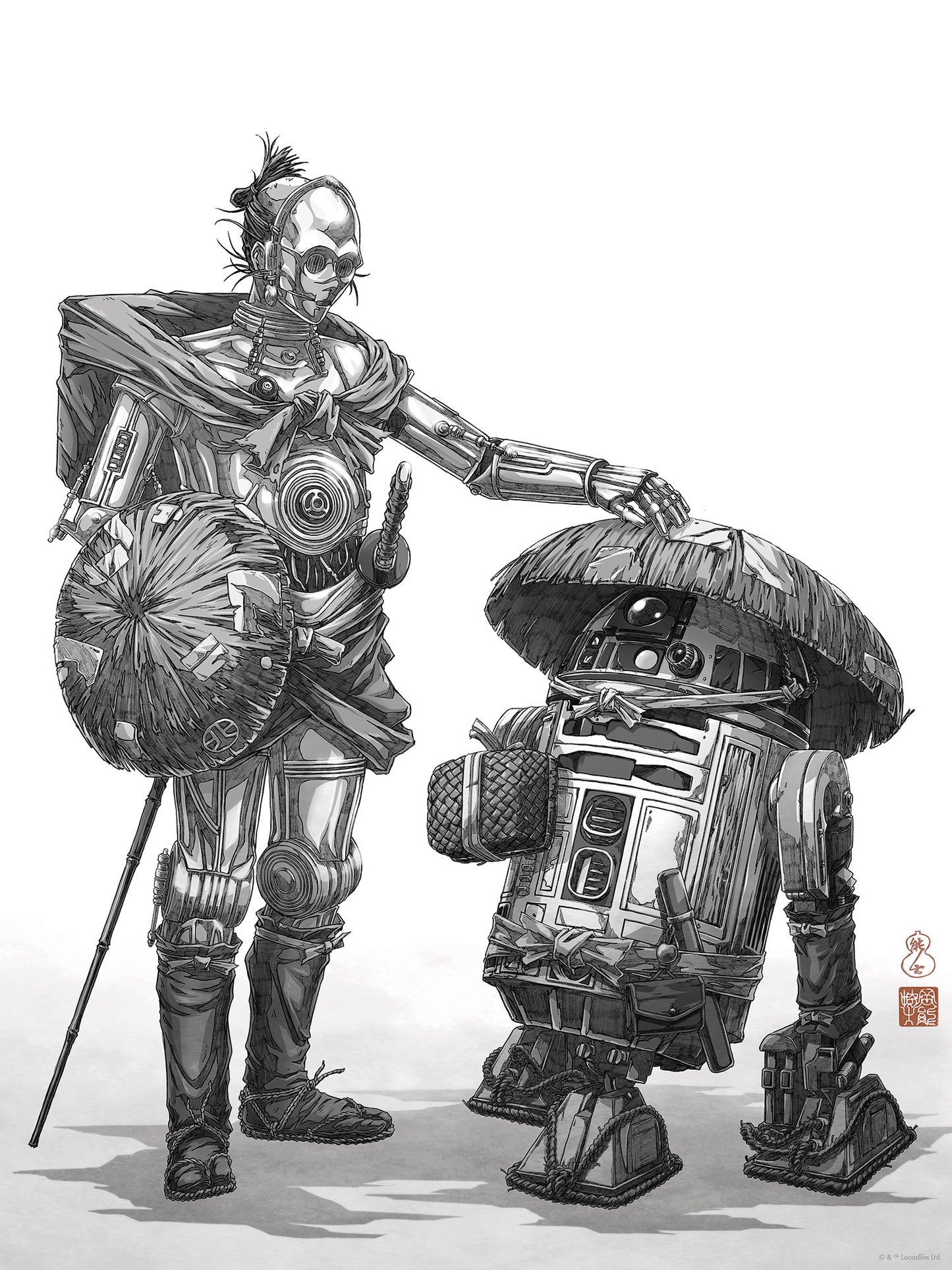 Star Wars Vision Samurai Droids – Poszter