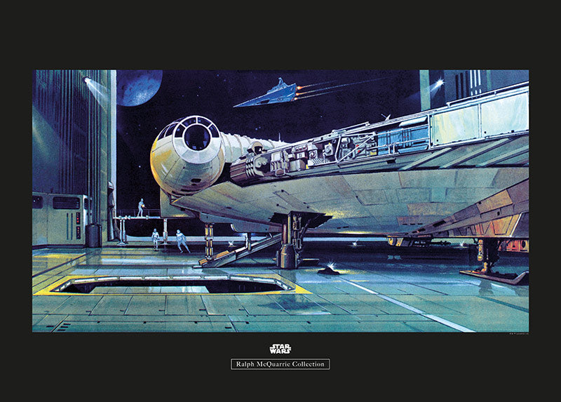 Star Wars Classic RMQ Falcon Hangar – Poszter