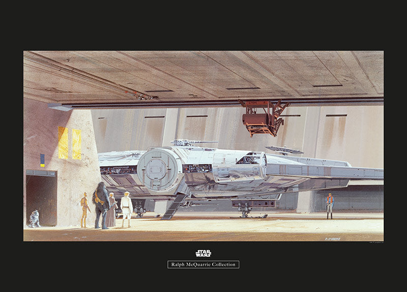 Star Wars Classic RMQ Mos Eisley Hangar – Poszter