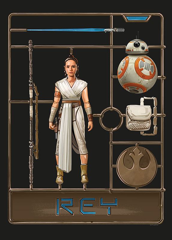 Star Wars Toy Rey – Poszter