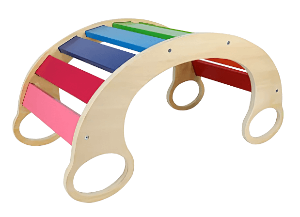 Montessori 5in1 Gyermek Szivárvány Hinta - .hu -