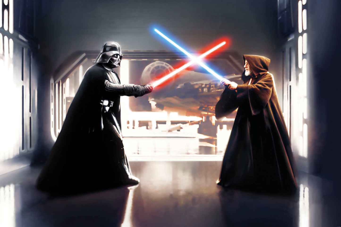 Star Wars Vader vs. Kenobi – Tapéta