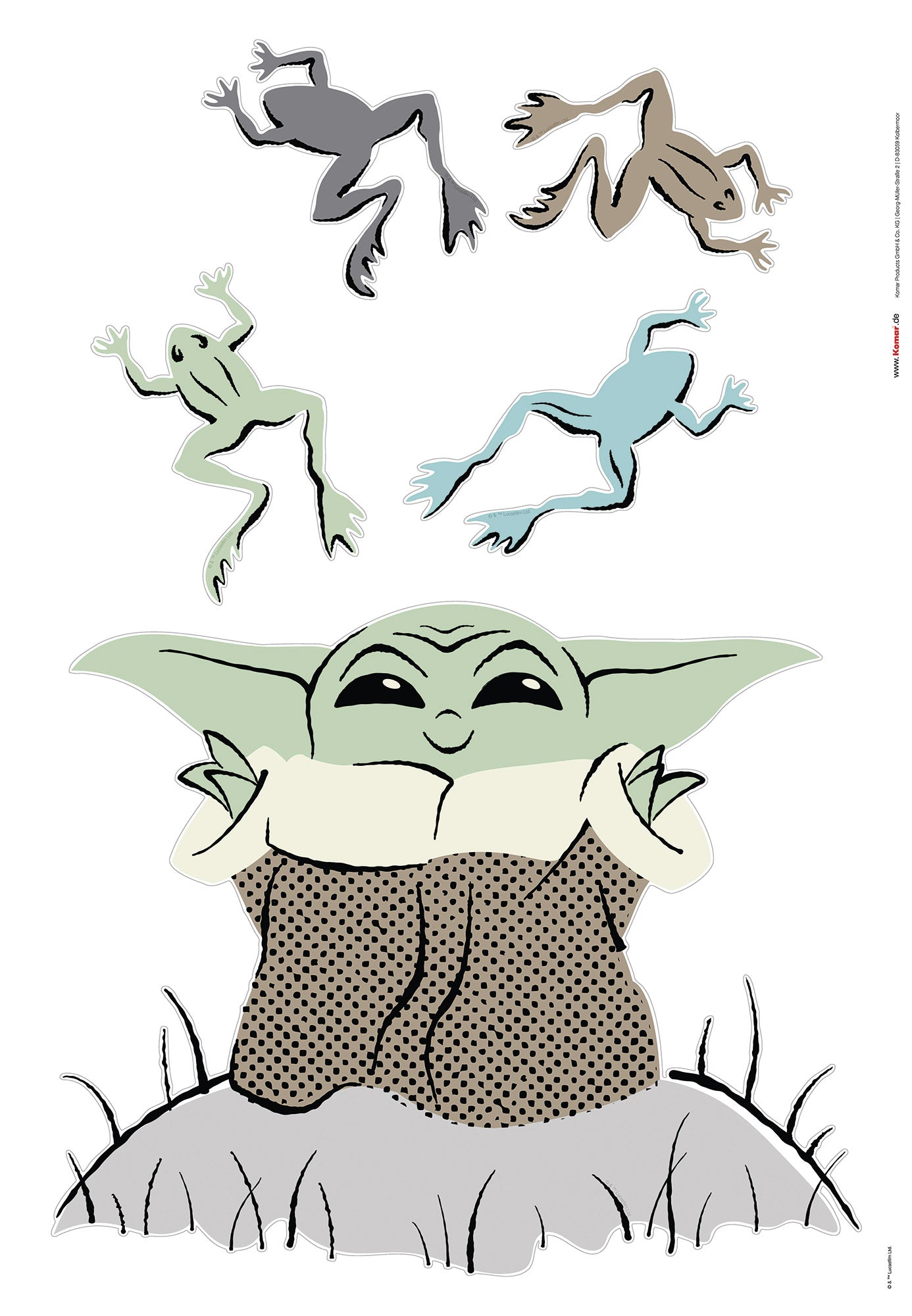 Star Wars The Mandalorian Grogu Enchanted Frogs – Falmatrica