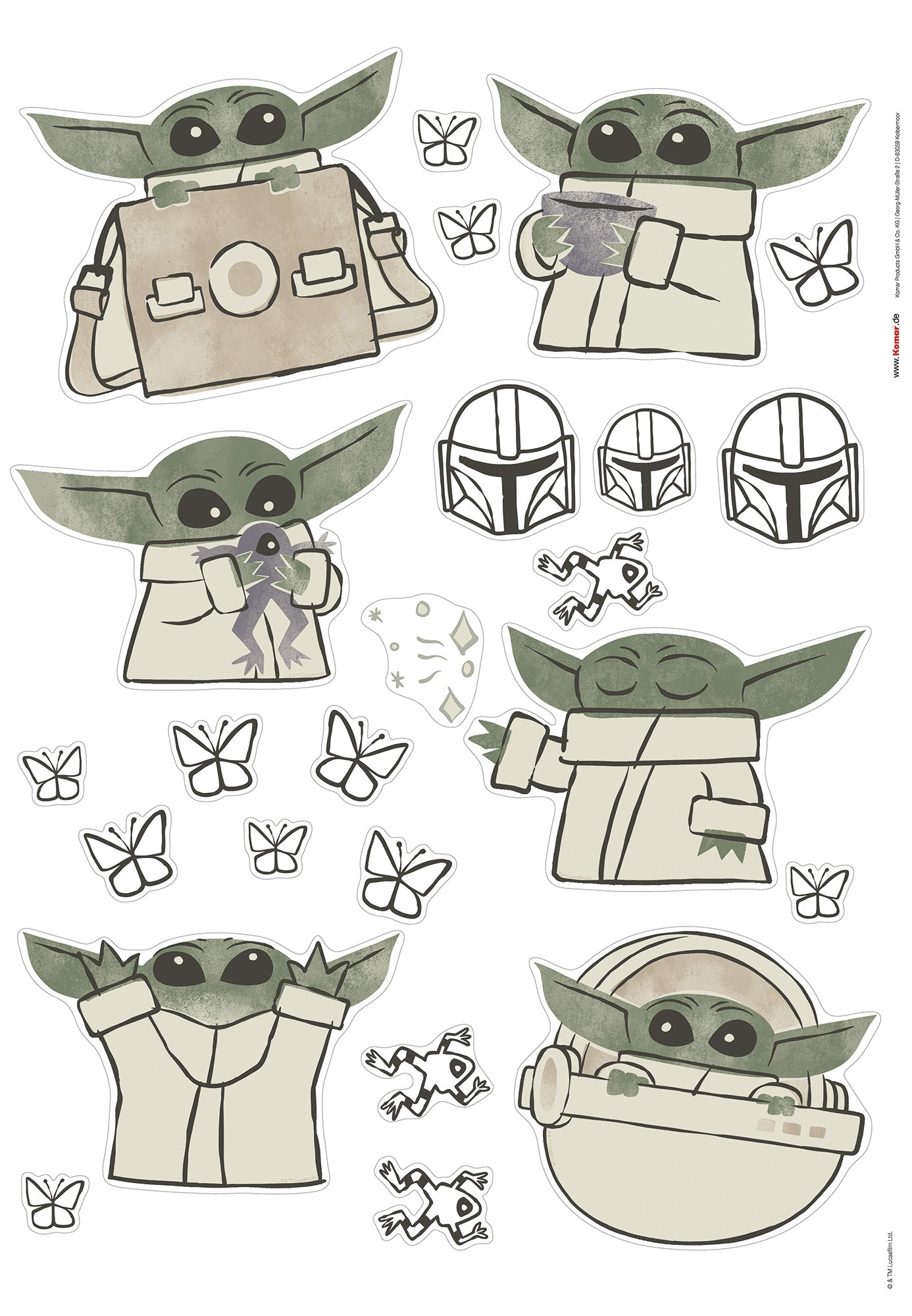 Star Wars The Mandalorian Grogu Cute – Falmatrica