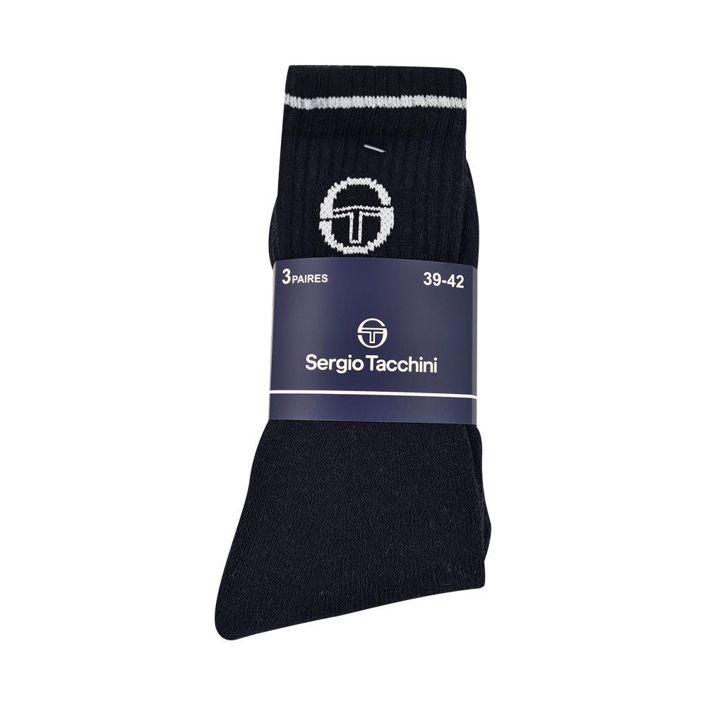 Sergio Tacchini pamut sportzokni - 3 pár/csomag