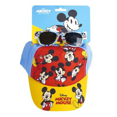 Mickey Egér baseball sapka + napszemüveg szett