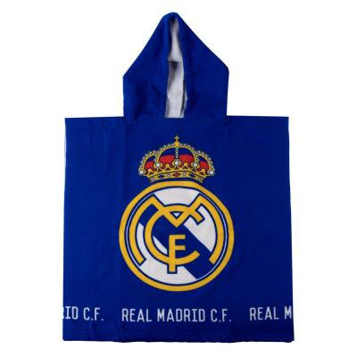 Real Madrid gyorsan száradó poncsó gyerekeknek 55x55cm
