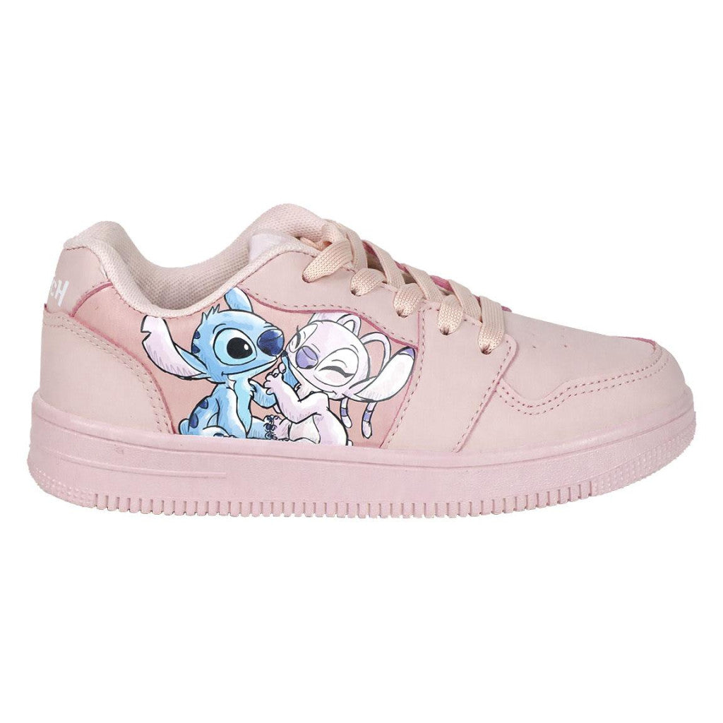 Stitch&Angel rózsaszín prémium műbőr sportcipő