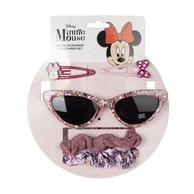 Disney Minnie egér beauty set, napszemüveg + hajcsat + hajgumi