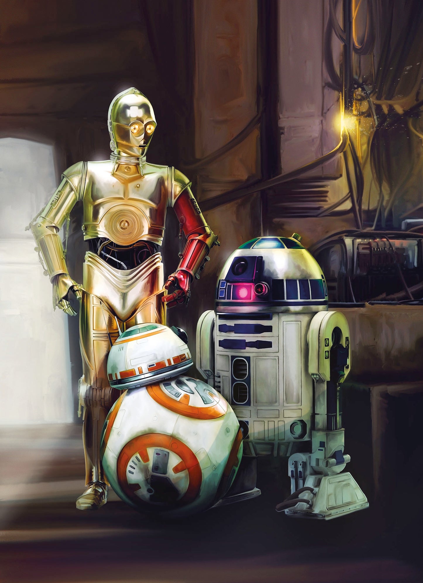 STAR WARS Three Droids – photomural