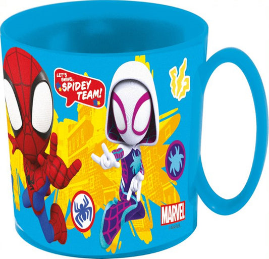 Spidey mikrózható műanyag bögre 350ML