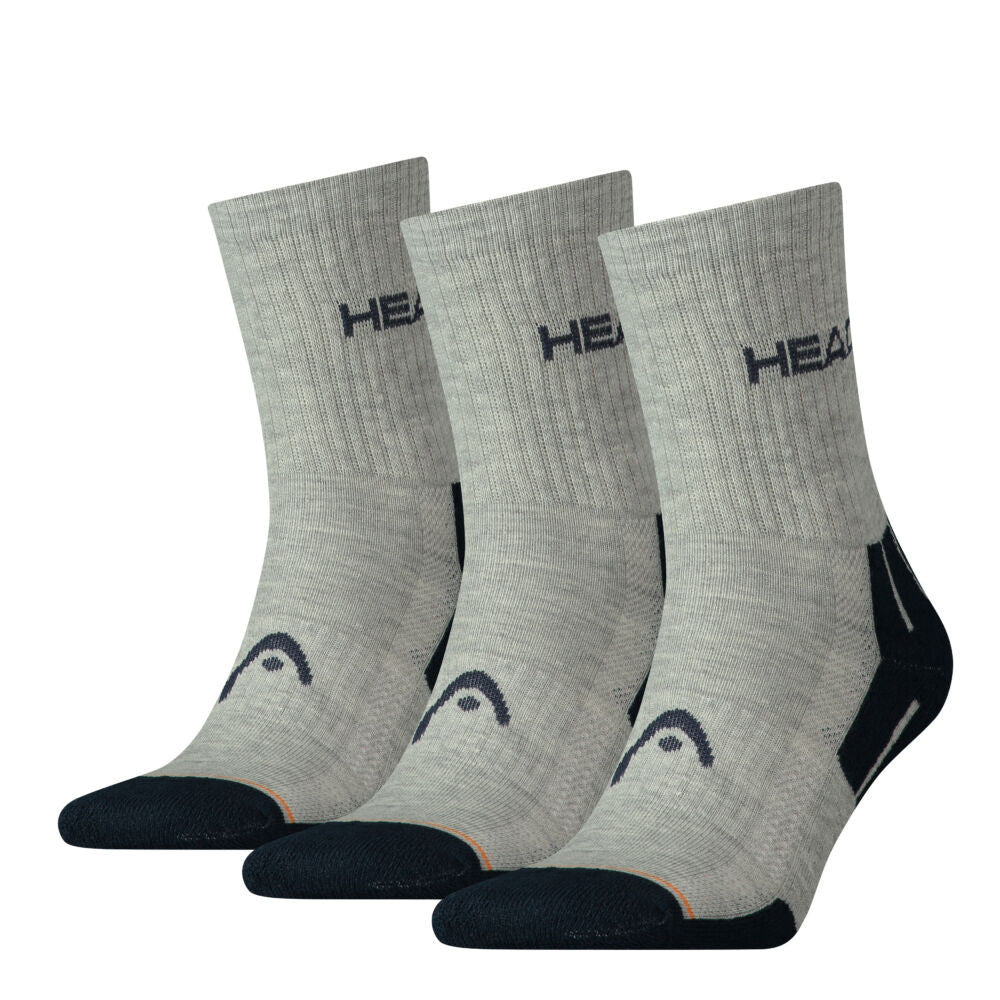Head unisex sportzokni - légáteresztő félplüss talppal 3 pár