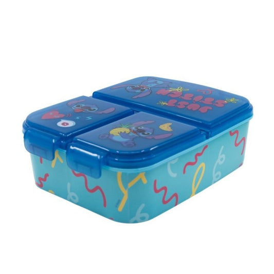 Stitch 3 rekeszes ételtartó doboz