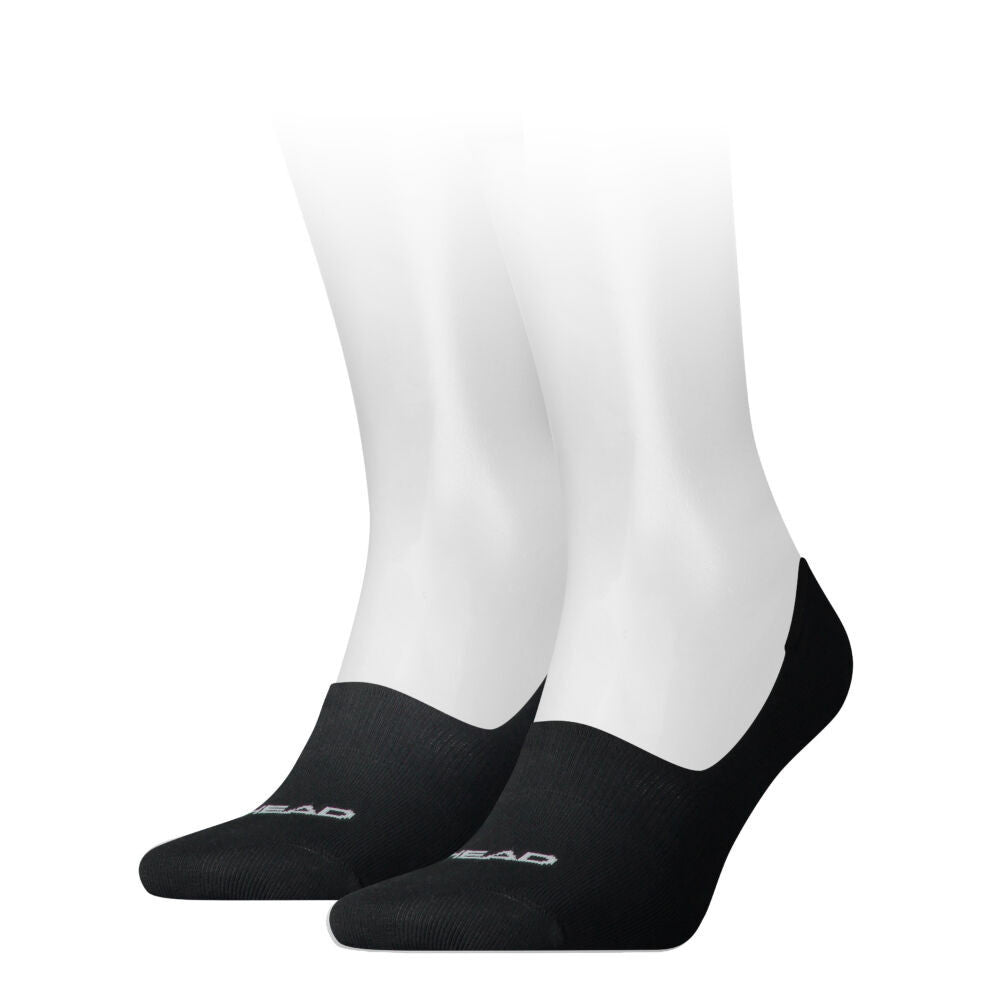Head footie unisex légáteresztő titokzokni 2pár/csomag - pamut titokzokni - fekete