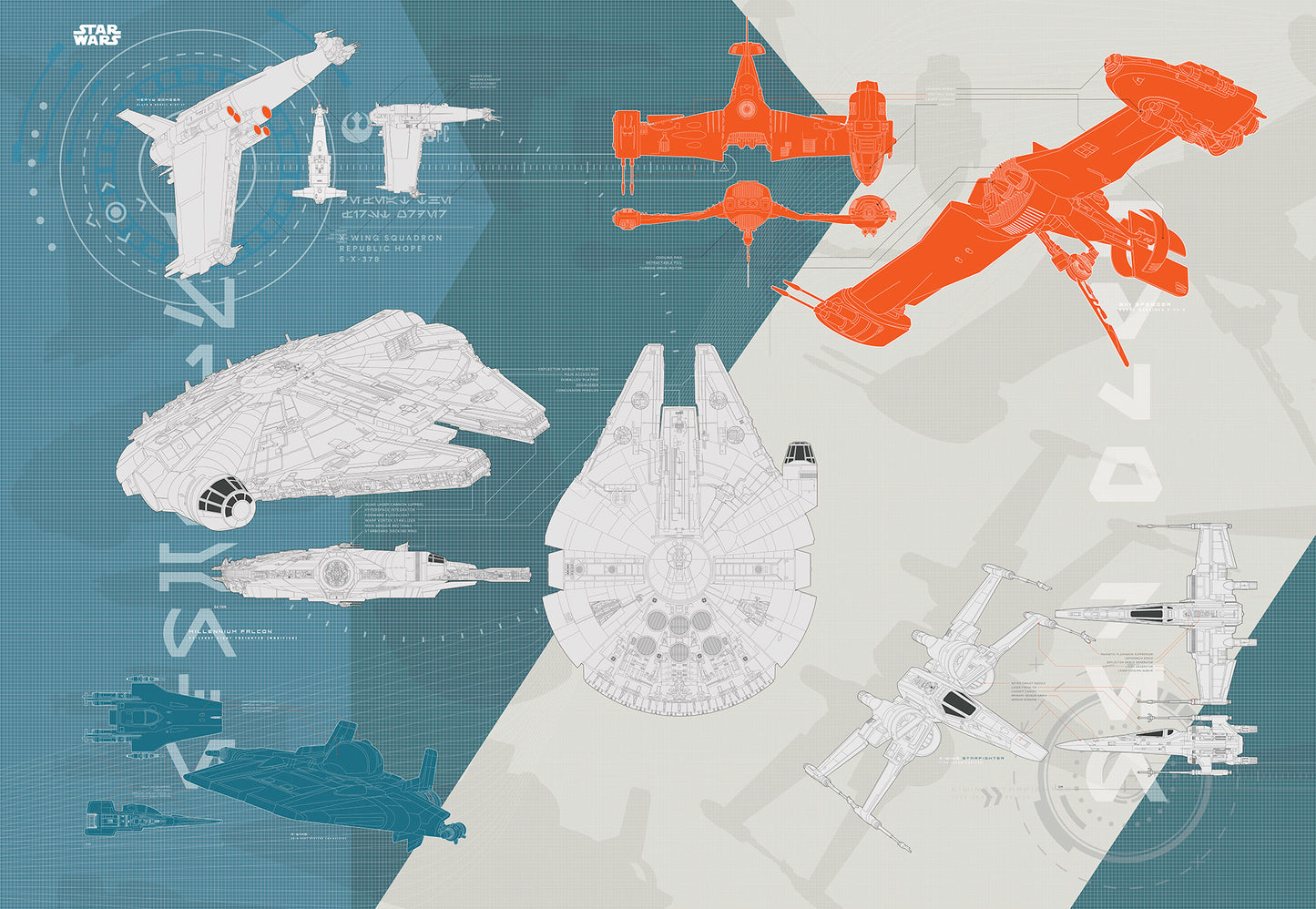 STAR WARS Technical Plan – photomural