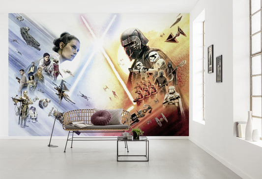 STAR WARS EP9 Movie Poster Wide – photomural