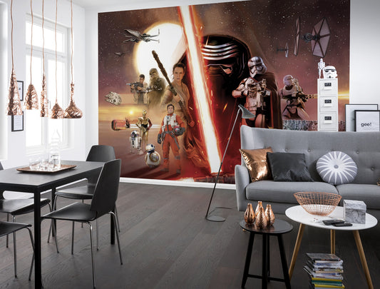 STAR WARS EP7 Collage – photomural