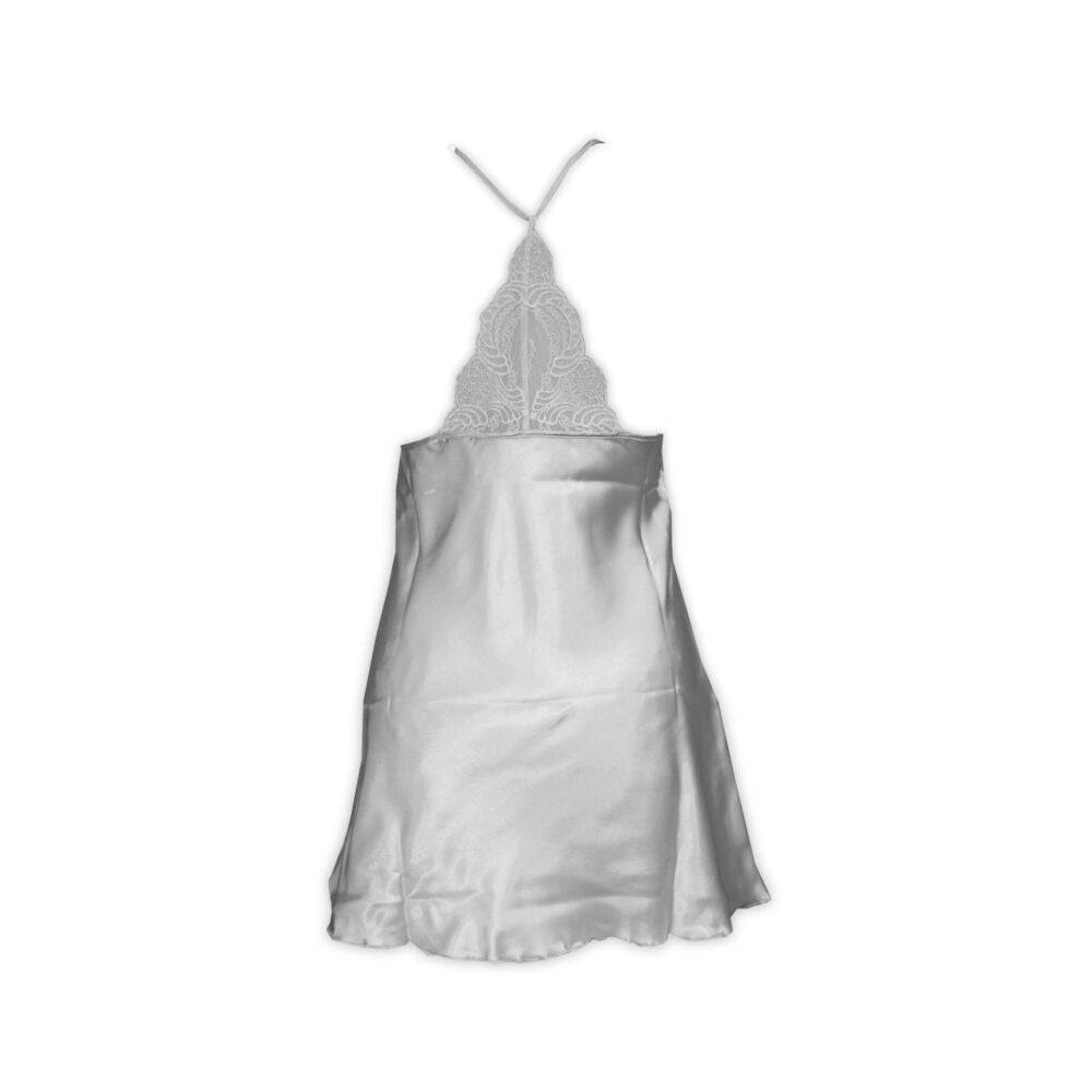 Női szatén-csipke - babydoll - pezsgő