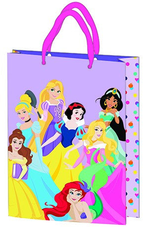 Ajándéktasak 23x18x8,5cm, laminált műanyag felülettel - Disney Princess