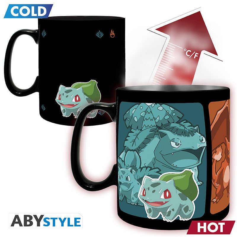 Pokemon hőre változó bögre 460 ml Evolve