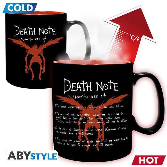Death Note hőre változó bögre 460ml L & Light