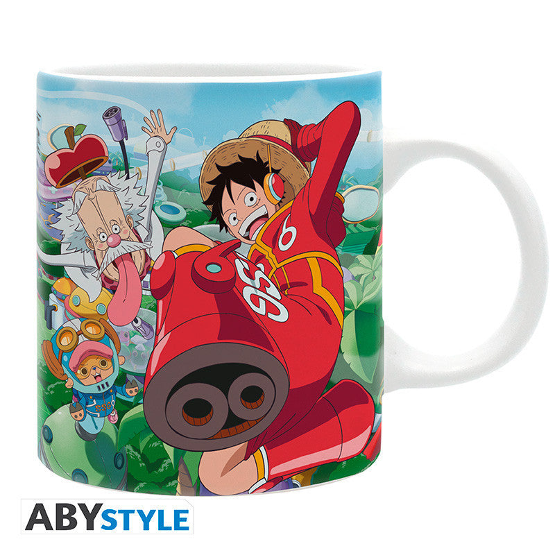 One Piece bögre 320 ml Luffy & Vegapunk